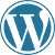 Wordpress Logo (blue colored)